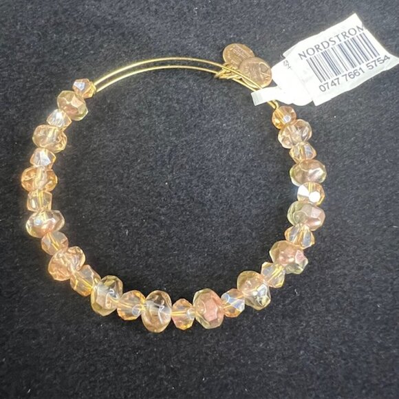 NWT 4 Alex and Ani Gold Toned Adjustable Bracelet - Picture 3 of 4